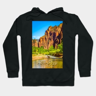 Mule deer at Zion National Park Hoodie